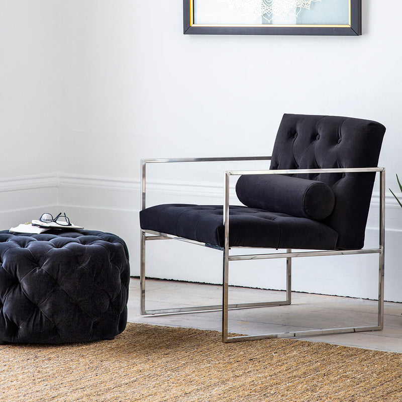 Tennison Velvet Armchair