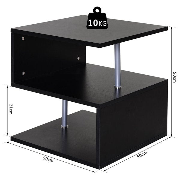 50Lx50Wx50H Cm Side Table - Black