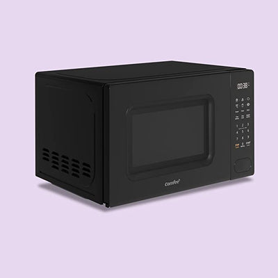 COMFEE 700w 20 Litre Digital Microwave Oven with 6 Cooking Presets, Express Cook, 11 Power Levels, Defrost, and Memory Function, Black CM-E202CC(BK)