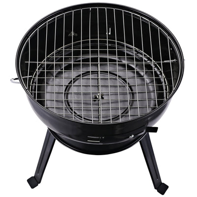 Outsunny Metal Portable Tripod Charcoal BBQ Grill Black