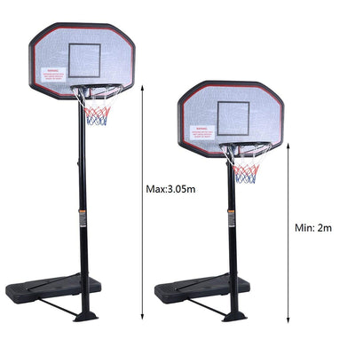 3m Adjustable Basketball Hoop