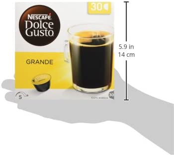 Nescafe Dolce Gusto Grande Coffee Pods (Pack of 3, Total 90 Capsules)