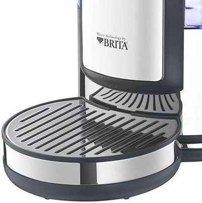 Breville BRITA HotCup Hot Water Dispenser with integrated water filter, 3kW Fast Boil & Variable Dispense, 1.8L, Stainless Steel VKJ367 Energy Class A