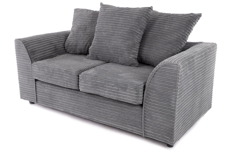 Byron 3 + 2 Seater Sofa Set - Grey Cord