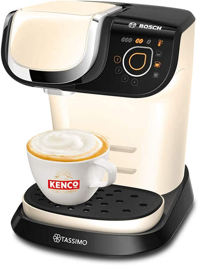 TASSIMO Bosch My Way 2 TAS6507GB Coffee Machine, 1500 Watt, 1.3 Litre - Cream