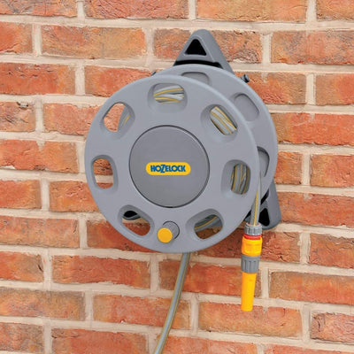 Hozelock 30m Wall Mounted Reel with 15m hose