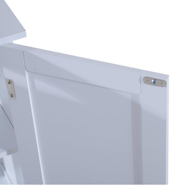 60Lx30Wx60H Cm Sink Base Cabinet - White