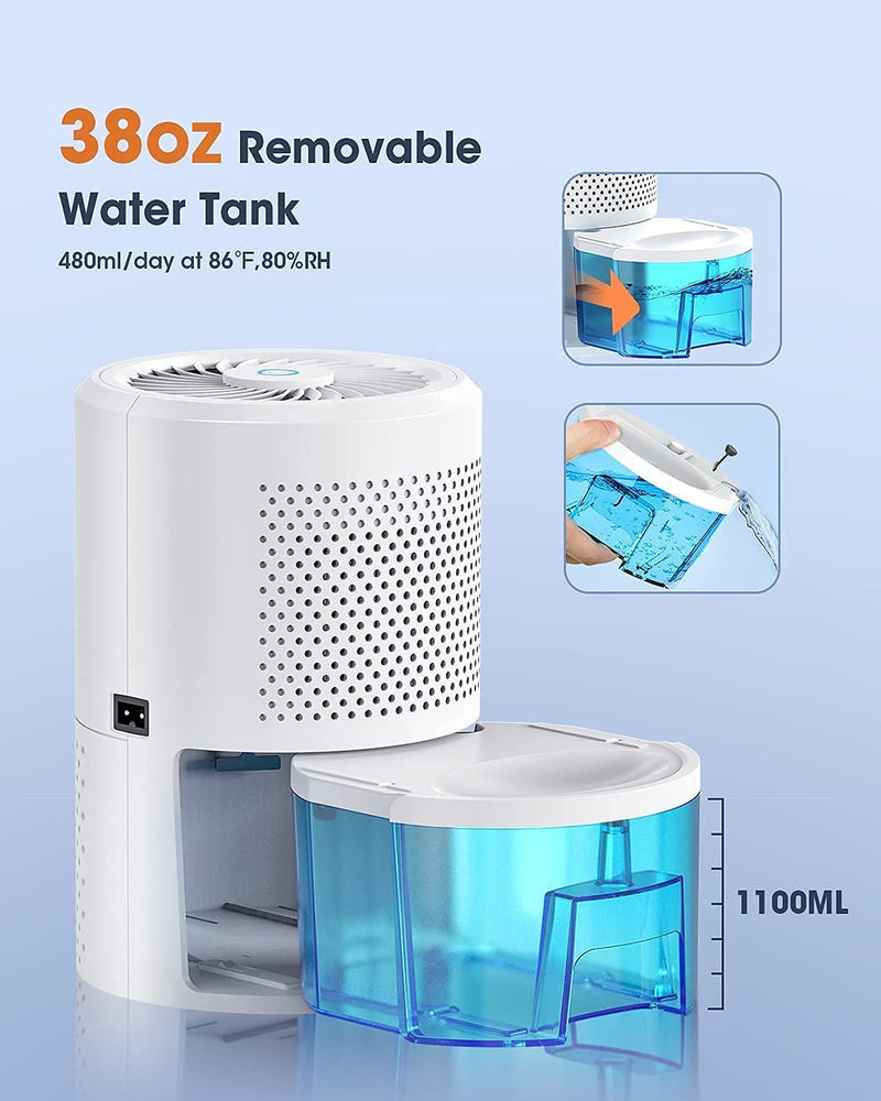 Dehumidifiers for Home - 900ml Air Purifier Dehumidifier