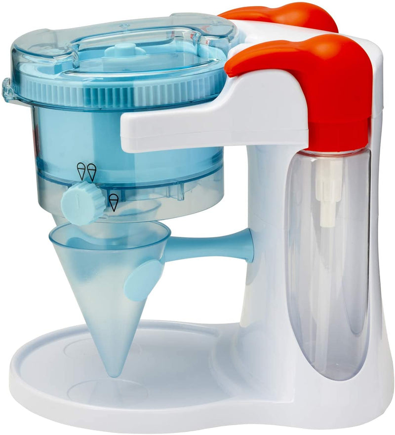 Sensio Home Snow Cone Maker Machine, Crushed Ice, Slushie Cocktail Maker Shaved Ice Machine with 2 Reusable Slush Cones and 2 Dispensing Syrup Bottles