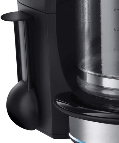 Russell Hobbs 20680 Buckingham Filter Coffee Machine, 1.25 Litre, Black/Silver
