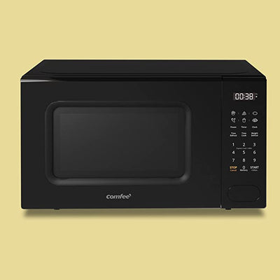 COMFEE 700w 20 Litre Digital Microwave Oven with 6 Cooking Presets, Express Cook, 11 Power Levels, Defrost, and Memory Function, Black CM-E202CC(BK)