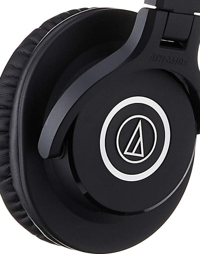 Audio-Technica M40x Professional Studio Headphones for studio recording, creators, DJs, podcasts and everyday listening