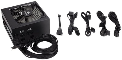 Corsair TX-M Series 650 Watt 80 Plus Gold Certified PSU (UK) Hybrid Modular Power Supply Unit - Black