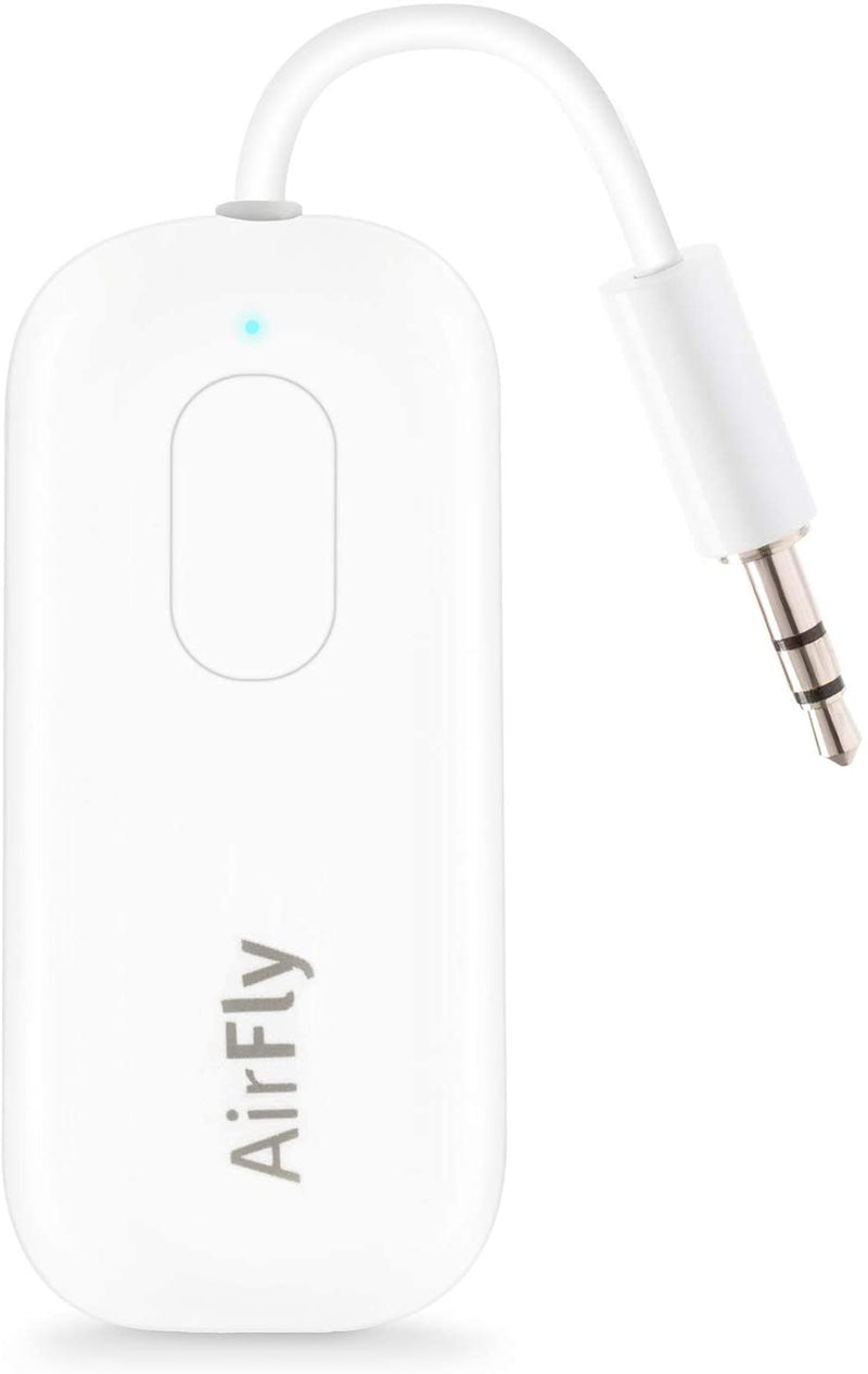 Twelve South AirFly Pro | Wireless transmitter/ receiver with audio sharing for up to 2 AirPods /wireless headphones to any audio jack