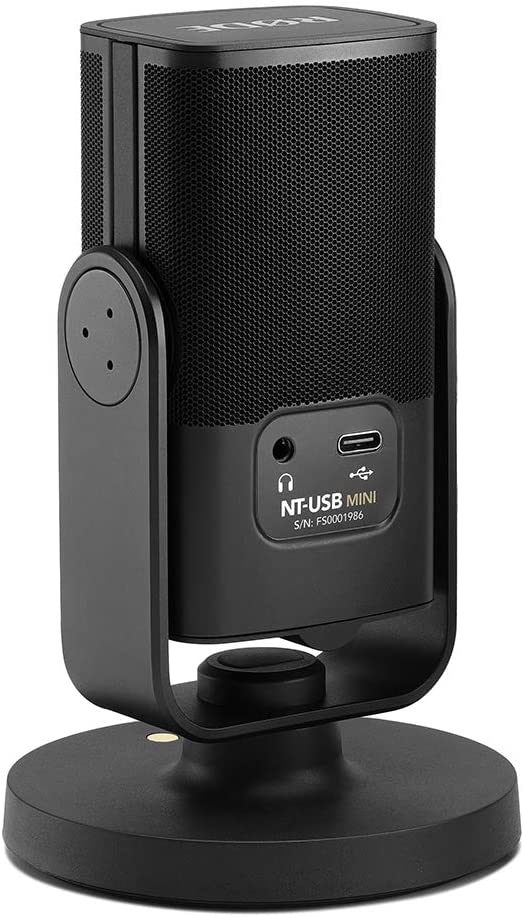 RØDE NT-USB Mini Versatile Studio-quality Condenser USB Microphone with Free Software for Podcasting, Streaming, Gaming, Music Production Recording