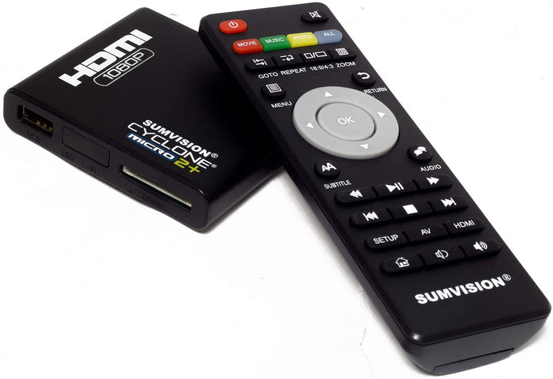 Sumvision Cyclone Micro 2+ Full HD HDMI 1080p Multi Media Player with Adaptor