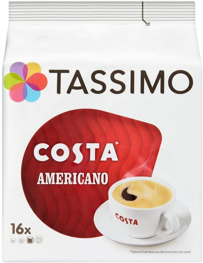 Tassimo Variety Box Costa, Kenco, Cadbury & L'OR Coffee Pods (Pack of 5, Total 56 Coffee Capsules)