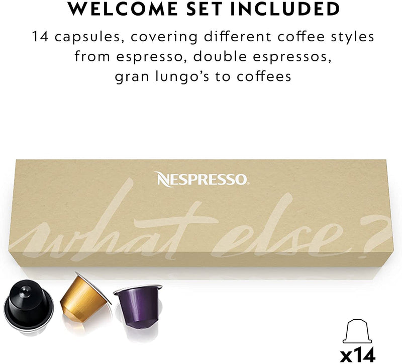 Nespresso Essenza XN110840 Mini Coffee Machine by Krups, Piano Black [Energy Class A]