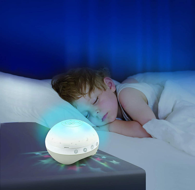 INFANTINO 3 in 1 Projector Musical Mobile - table and cot light and projector, with wake up mode, complete with 6 melodies and 4 nature sounds