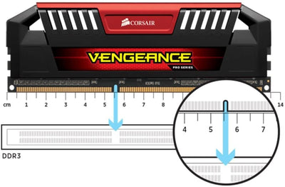 Corsair CMY16GX3M2A1600C9R Vengeance Pro Series 16GB (2x8GB) DDR3 1600Mhz CL9 XMP Performance Desktop Memory Kit Red