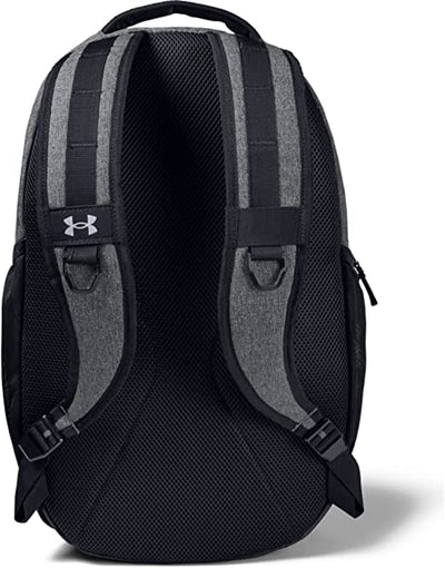 Under Armour Unisex Hustle 5. Durable and comfortable water resistant backpack, spacious laptop backpack - Grey