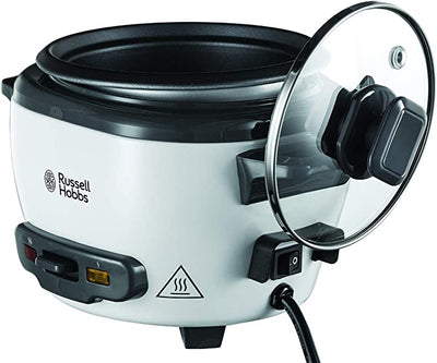 Russell Hobbs 27030 Medium Rice Cooker, Metal, 300 W, 1.2 kilograms, White