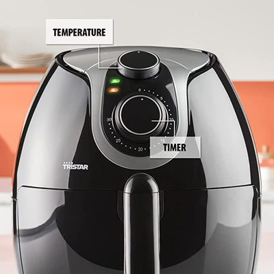 Tristar FR-6996BS Air Fryer XL, 5.2 L, 1800 W, Adjustable Thermostat, Timer