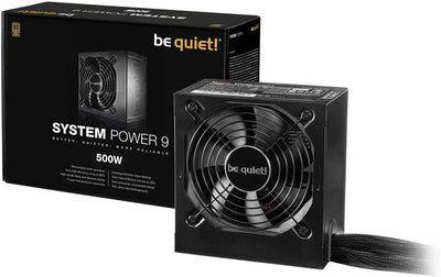 be quiet! T380699 System Power 9 500W, 80 PLUS Bronze, power supply, Black