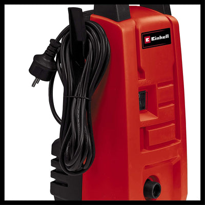 Einhell TC-HP 90 Pressure Washer | 1200W Power Washer, 90 bar, 372 l/h | Jet-Wash Kit With 3m High-Pressure Hose, Gun, Lance, Focused Wide Jet Nozzles