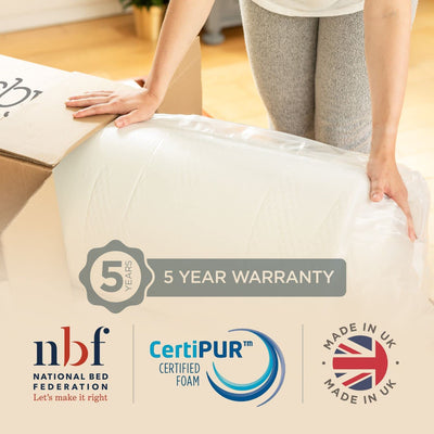 Summerby Sleep' No1. Coil Spring and Memory Foam Hybrid Mattress | Single: 90cm x 190cm