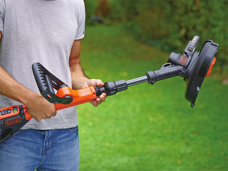 BLACK+DECKER Cordless Grass String Trimmer 28 cm Bare Unit 18 V Battery Not Included STC1820PCB-XJ