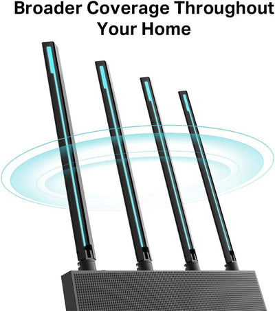 TP-Link Archer C80 AC1900 MU-MIMO Dual Band Wireless Gaming Router, Wi-Fi Speed Up to 1300 Mbps/5 GHz + 600 Mbps/2.4 GHz, Parental Control Guest Wi-Fi