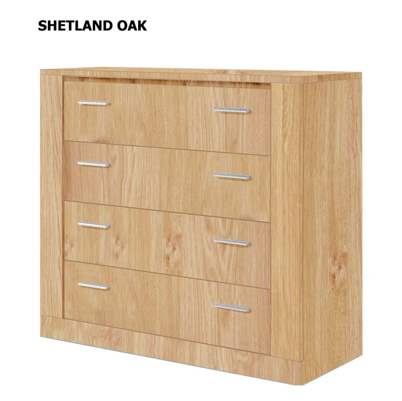 Arti 4 Drawer Storage Chest - 6 Colours