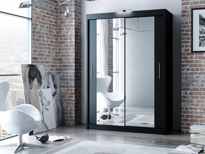 Avanti Sliding Wardrobe - White, Black, Grey