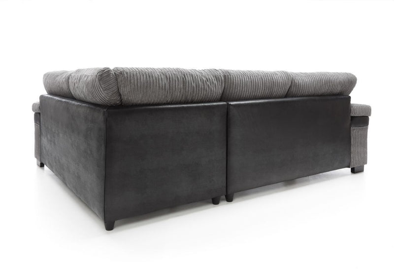 Samson Corded Fabric Corner Sofa Set