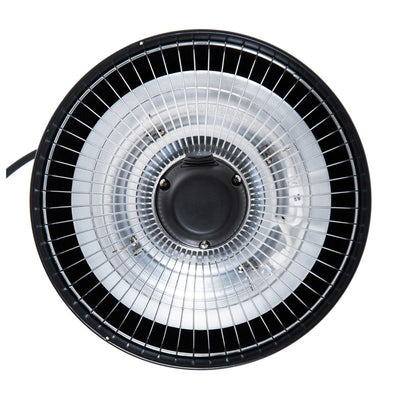 Ceiling Heater Hanging Halogen 600W Electric - Black