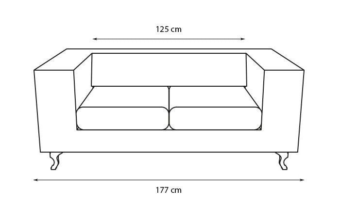 Prado 2 Seater Sofa 177cm