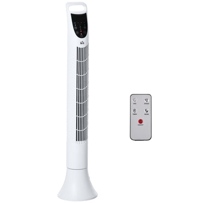 36'' Freestanding Tower Fan, White