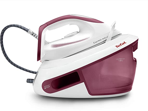 Tefal Express Anti Scale Steam Generator, 1.8L, White/Purple, SV8012