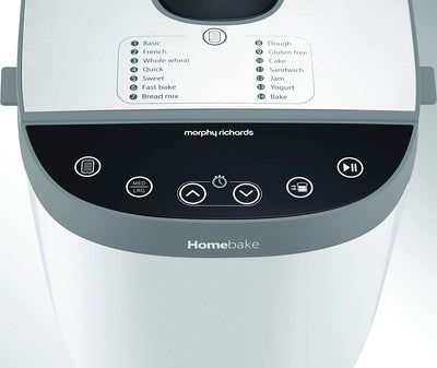 Morphy Richards Homebake Breadmaker 502001 White