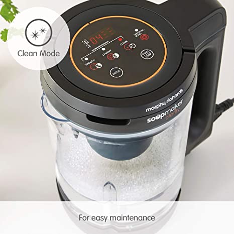 Morphy Richards 501050 Clarity Soup Maker Clear Like Glass, 4 programs