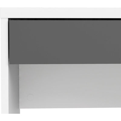 Function Plus White & Grey Desk