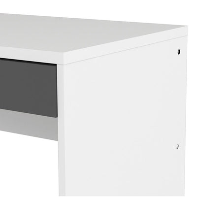 Function Plus White & Grey Desk