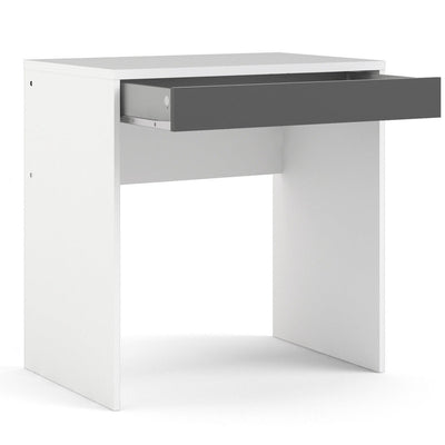 Function Plus White & Grey Desk