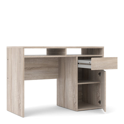 Function Plus Desk 1 Door 1 Drawer in Truffle Oak 71970488CJCJ