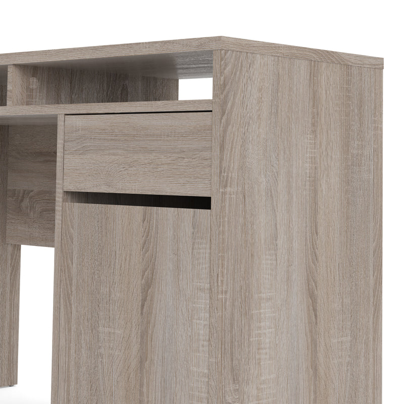 Function Plus Desk 1 Door 1 Drawer in Truffle Oak 71970488CJCJ