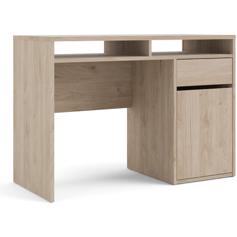 Function Plus Oak 1 Door 1 Drawer Office Desk