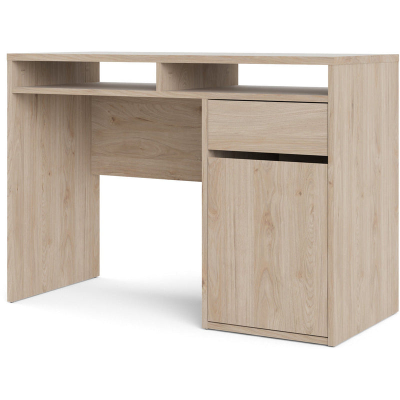 Function Plus Oak 1 Door 1 Drawer Office Desk