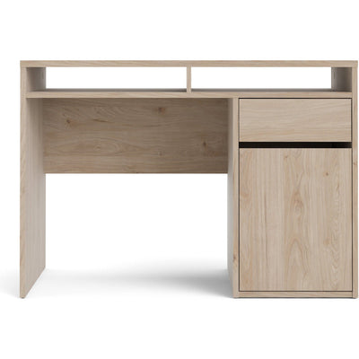 Function Plus Oak 1 Door 1 Drawer Office Desk