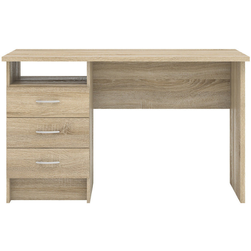 Function Plus Oak With 3 Drawer Office Desk